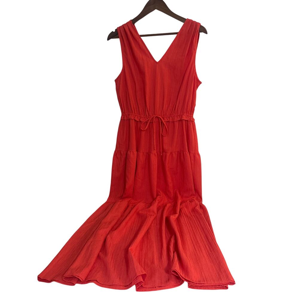 NWT Womens Kate and Lily Maxi Dress Coral Size L
